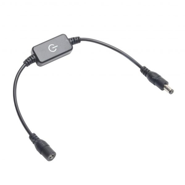 DIMMER SWITCH TACTIL TIRA LED GENERICO DC 12V-24V 3A MONOCROMATICO NEGRO