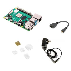 KIT SBC RASPBERRY PI 4 2GB FUENTE DISIPADORES