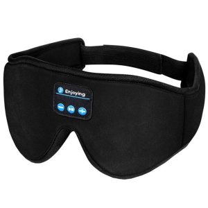 AURICULARES PARA DORMIR MASCARA JIANSU RESPIRABLE BLUETOOTH 5.0 RECARGABLE MIC