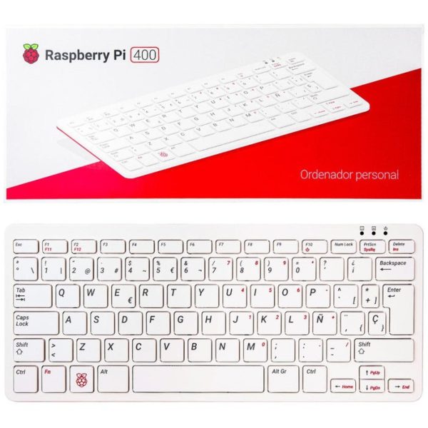 COMPUTADORA EN TECLADO RASPBERRY PI 400 ESPAÑOL 4GB