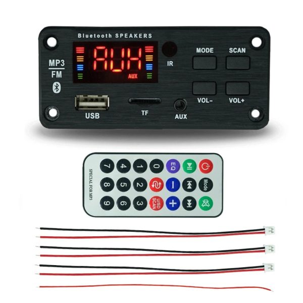 MODULO AMPLIFICADOR AUDIO STARWARE 2X25W MP3 FM AUX USB MIC REMOTO