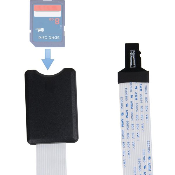 ADAPTADOR EXTENSOR GENERICO MICROSD A SD 60CM CABLE PLANO