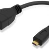 ADAPTADOR HDMI GENERICO MICRO HDMI CABLE-M A HDMI CABLE-H 15CM