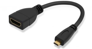 ADAPTADOR HDMI GENERICO MICRO HDMI CABLE-M A HDMI CABLE-H 15CM