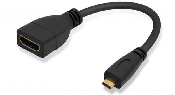 ADAPTADOR HDMI GENERICO MICRO HDMI CABLE-M A HDMI CABLE-H 15CM
