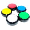 BOTON PULSADOR MICROSWITCH GENERICO 100MM ILUMINADO LED