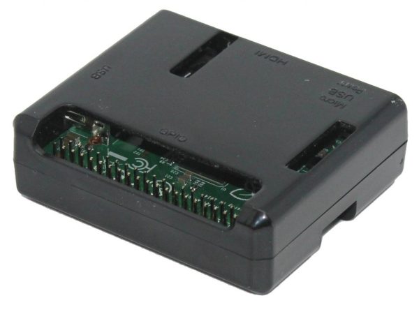 GABINETE CARCASA RASPBERRY PI ABS NEGRO PI 3 MODEL A+ PLUS