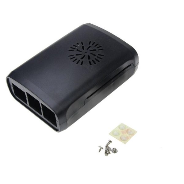 GABINETE CARCASA GENERICO NEGRO FAN P/RPI 2/3