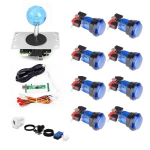 KIT ARCADE MAME LED USB GENERICO 1 JUGADOR COMPLETO