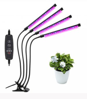 LAMPARA LED CULTIVO GARDEN INDOOR 4 RAMAS USB 5V ESPECTRO COMPLETO