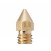 NOZZLE PICO BRONCE GENERICO MK8 M6 1.75/0.8MM P/HOTEND