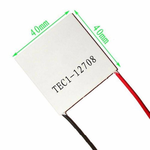 PLACA PELTIER MODULO ELECTRON TEC1-12708 COOLER TERMOELECTRICO 12V 92W