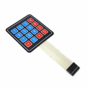 TECLADO MEMBRANA MATRICIAL GENERICO 4X4 NUMERICO ADHESIVO