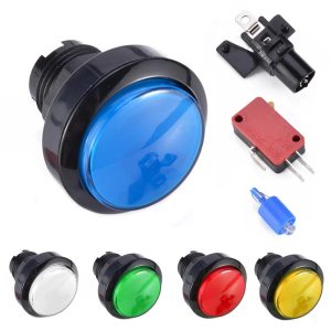 BOTON PULSADOR MICROSWITCH GENERICO 46MM RETROILUMINADO