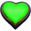 BOTON PULSADOR MICROSWITCH LED GENERICO 45MM CORAZON LUZ VERDE