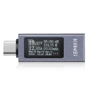 PROBADOR TESTER USB TIPO C KEWEISI KWS-2301C DC 4-30V DIGITAL VOLTIMETRO CARGA