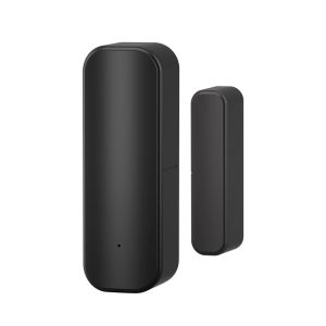 SENSOR APERTURA PUERTA TUYA D06 NEGRO WIFI 2.4 SMARTLIFE ALEXA GOOGLE
