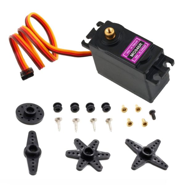 SERVO MOTOR DIGITAL STARWARE MG946R 360G 11KG TORQUE METALICO