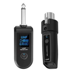 KIT SISTEMA INALAMBRICO MICROFONO STARWARE WTU-03A TRANSMISOR RECEPTOR UHF XLR DINAMICO