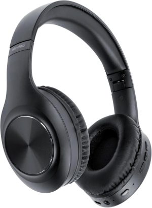 AURICULARES INALAMBRICOS NOISE CANCELLING ACTIVO SIINDOO JH-805F ANC BT 5.3 HIFI MIC NEGRO FUNDA