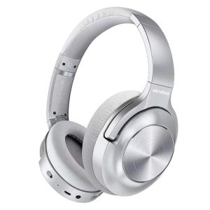 AURICULARES INALAMBRICOS NOISE CANCELLING ACTIVO SIINDOO JH-ANC805B ANC BT 5.3 HIFI MIC PLATA FUNDA
