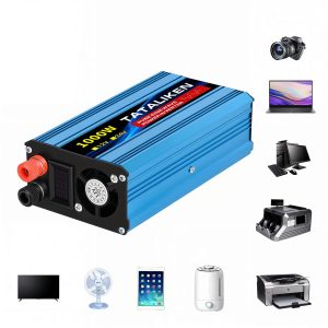 INVERSOR DE ONDA PURA GENERICO 1000W 12/24V A 220V 50HZ LCD PINZA