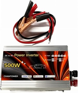 INVERSOR STARWARE 500W 12V A 220V PARA ENERGÍA SOLAR