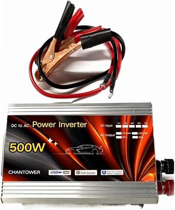 INVERSOR STARWARE 500W 12V A 220V PARA ENERGÍA SOLAR