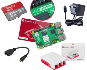 KIT COMPLETO RASPBERRY PI 5 16GB RAM CASE OFICIAL 256GB DISIPADOR FAN