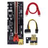 KIT 10X RISER PCI-E ADAPTADOR STARWARE PCE164P-N08 V009C PLUS 16X A 1 USB 3.0 CABLES P/RIG MINERIA