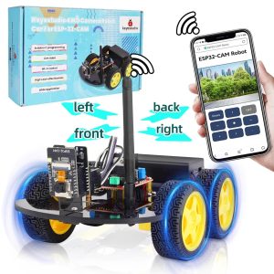 KIT DESARROLLO ROBOT DIY KEYESTUDIO 4WD WIFI CAMARA ESP32-CAM EDUCATIVO