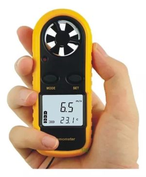 MEDIDOR VIENTO ANEMOMETRO DIGITAL R2 GM816 0-30MS MIDE AIRE TEMPERATURA CON RANGO