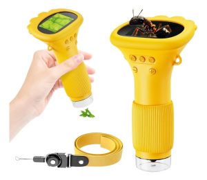 MICROSCOPIO PARA NIÑOS STARWARE 1000X PORTABLE PANTALLA IPS 2P LED