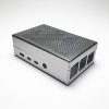 GABINETE CARCASA RASPBERRY PI 4 ALUMINIO PLATEADO C/COOLER