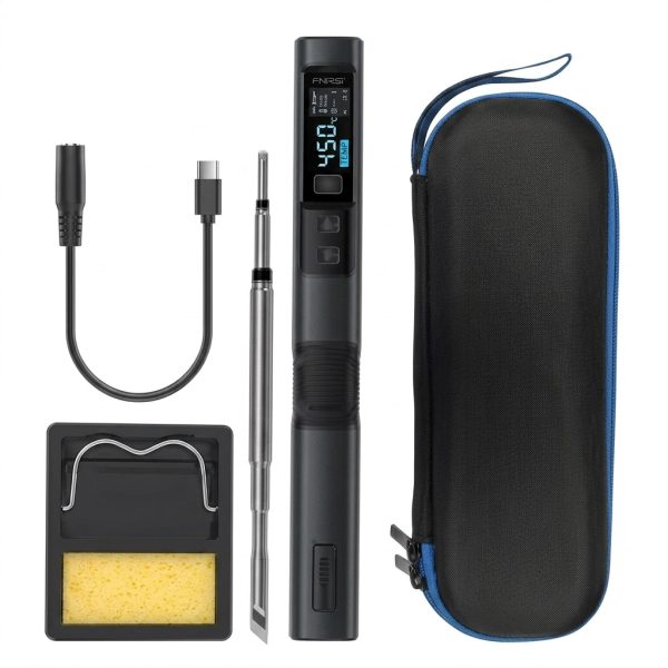 SOLDADOR LAPIZ PORTABLE USB FNIRSI HS-02B 100W USB-C PD QC 450C