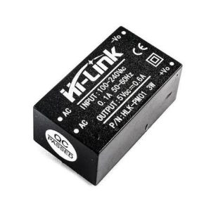 CONVERSOR AC DC FUENTE HILINK HLK-PM01 220V A 5V 3W 600MA ENCAPSULADA