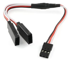 CABLE SERVO MOTOR RC STARWARE EXT 15CM 1 MACHO A 2 HEMBRA JR FUTABA 3 PINES