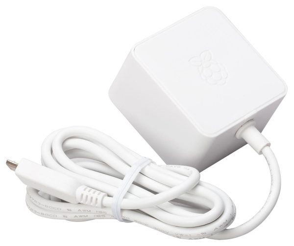 FUENTE SWITCHING RASPBERRY PI 12.5W 5.1V DC 2.5A MICRO USB FICHA AU BLANCA
