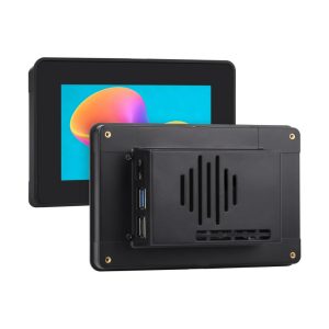 GABINETE CARCASA PANTALLA WAVESHARE RASPBERRY PI 5 DISPLAY 2 5P NEGRO