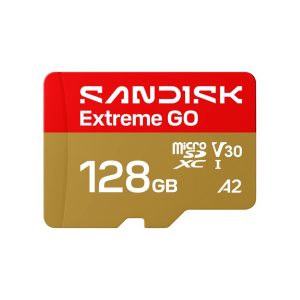 MEMORIA MICROSD SANDISK EXTREME GO 128GB MICROSDXC A2 U3 V30 UHS-I