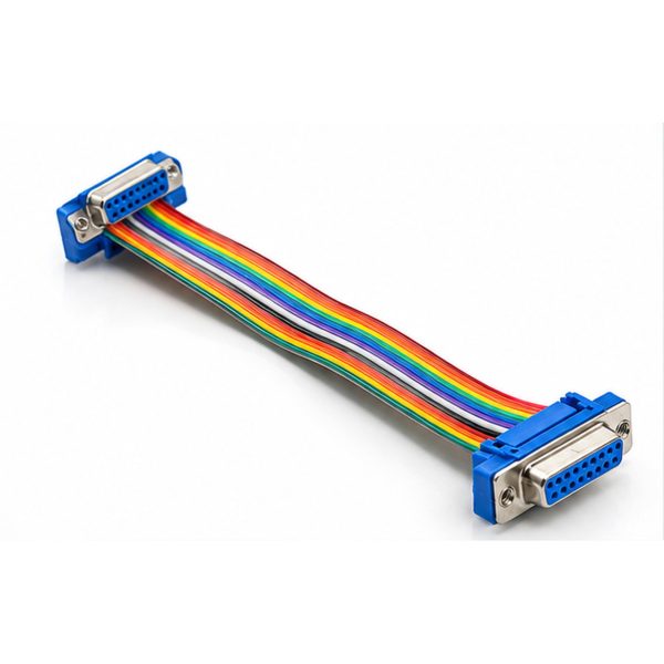 CABLE PLANO D-SUB STARWARE DB15 HEMBRA HEMBRA 15 PINES MULTICOLOR