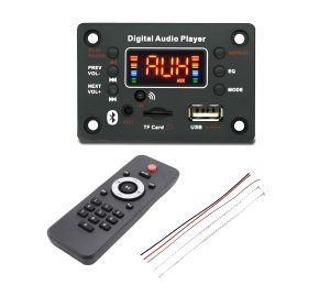 MODULO AMPLIFICADOR AUDIO STARWARE 2X40W BLUETOOTH MP3 FM AUX SD EQ REMOTO